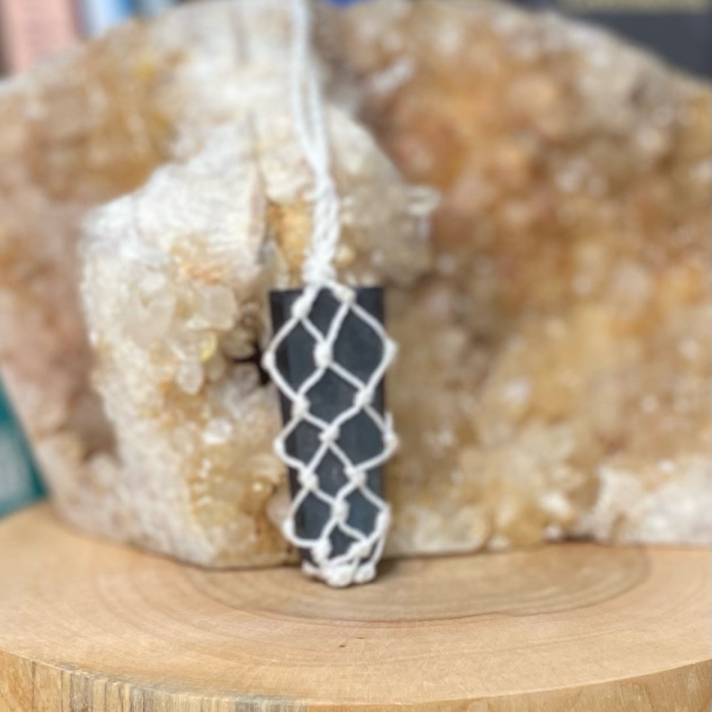Black tourmaline necklace